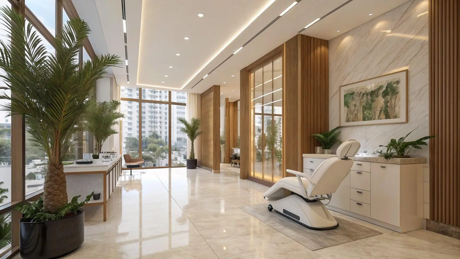 A dental clinic